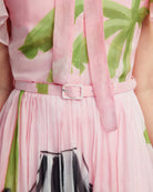 Grace Flutter Sleeve Midi Dress in Riviera Print by Leo Lin - Australian designer Dress | SODA Fashion Haus