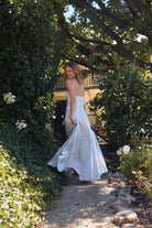 Hazel Dress in Powder Stripe - SODA Fashion Haus