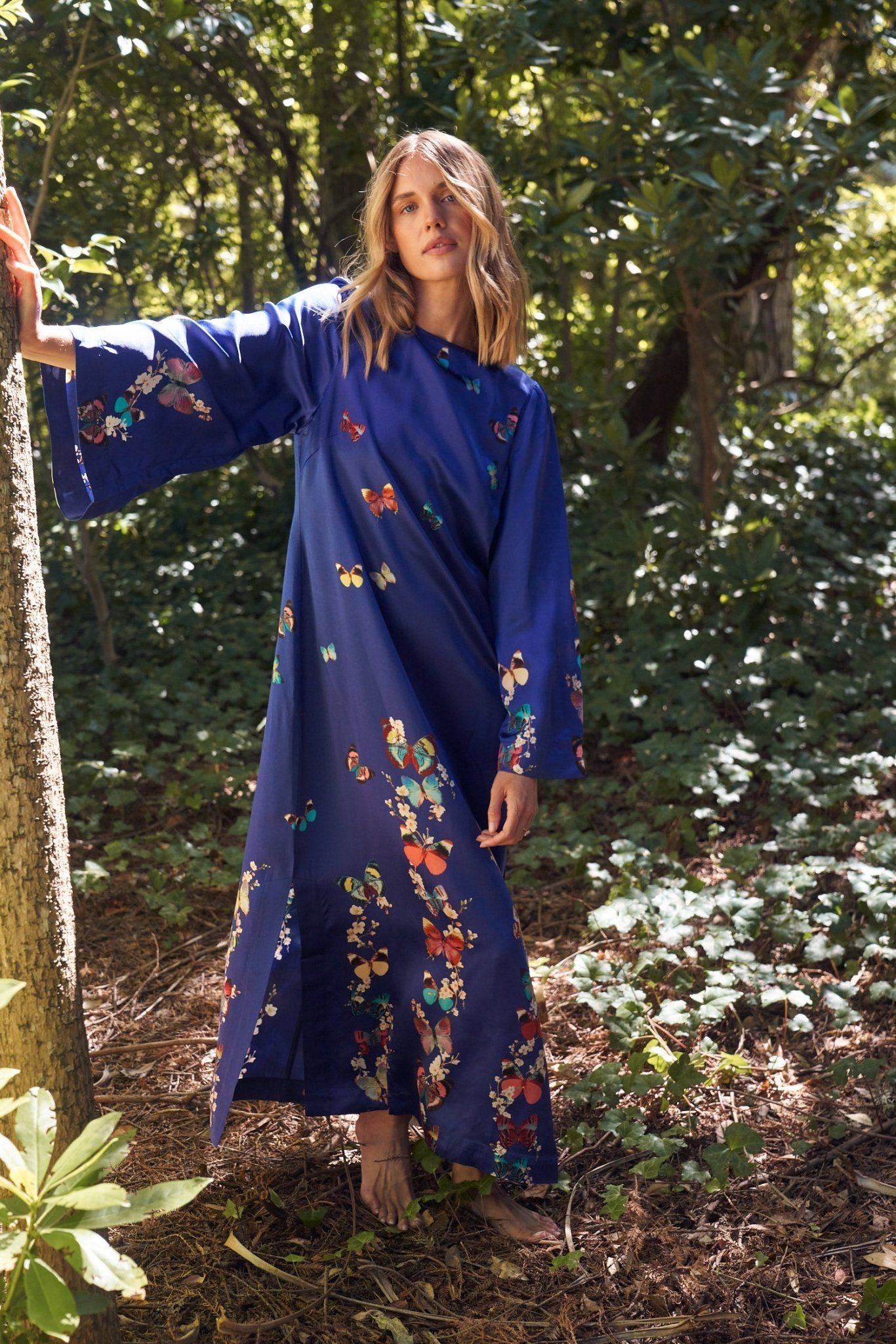 Heidi Dress in Neelam Papillon - SODA Fashion Haus