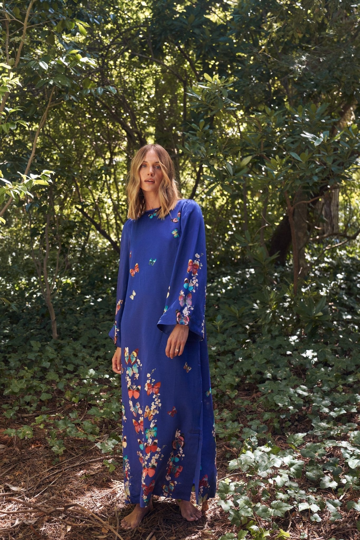Heidi Dress in Neelam Papillon - SODA Fashion Haus