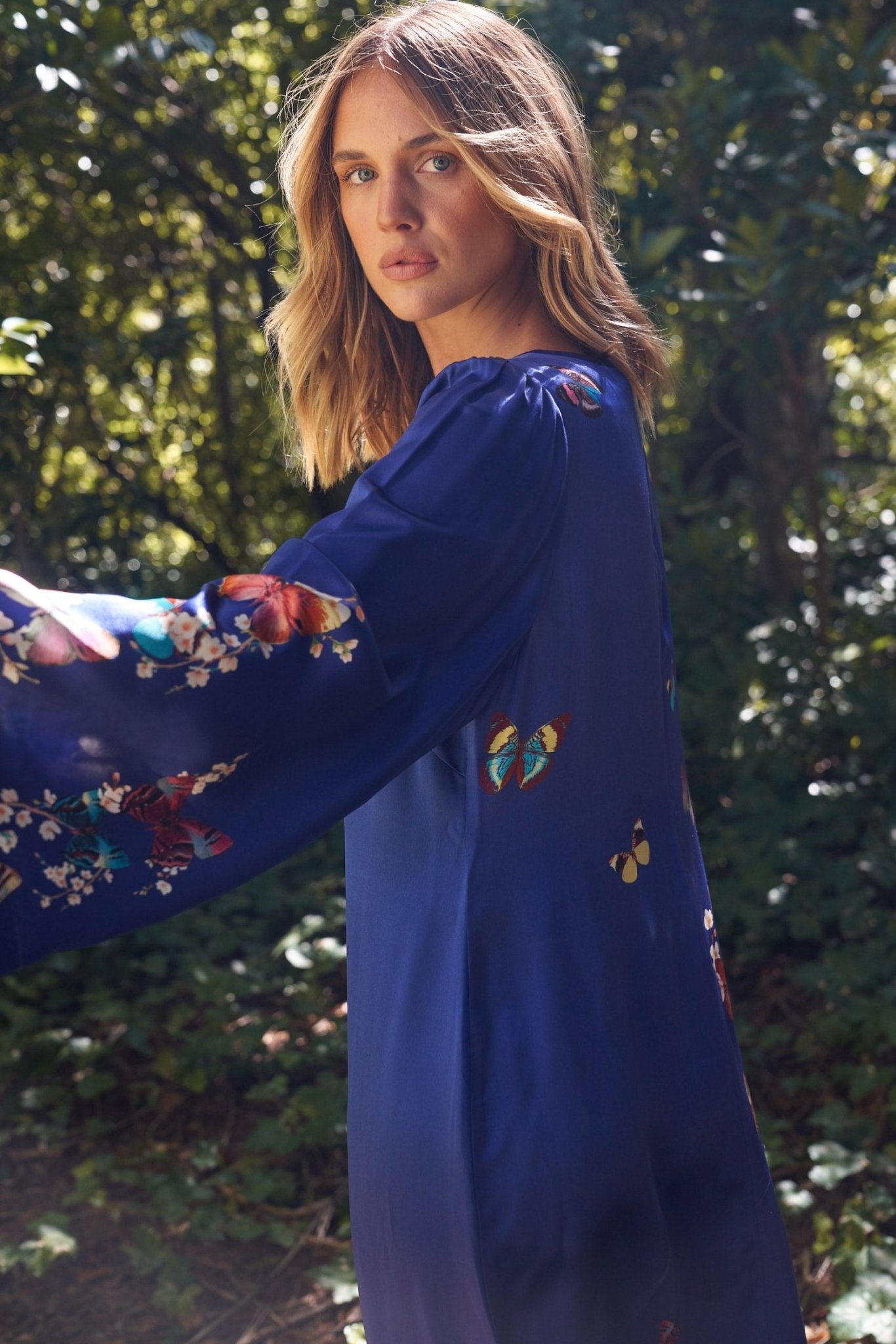 Heidi Dress in Neelam Papillon - SODA Fashion Haus