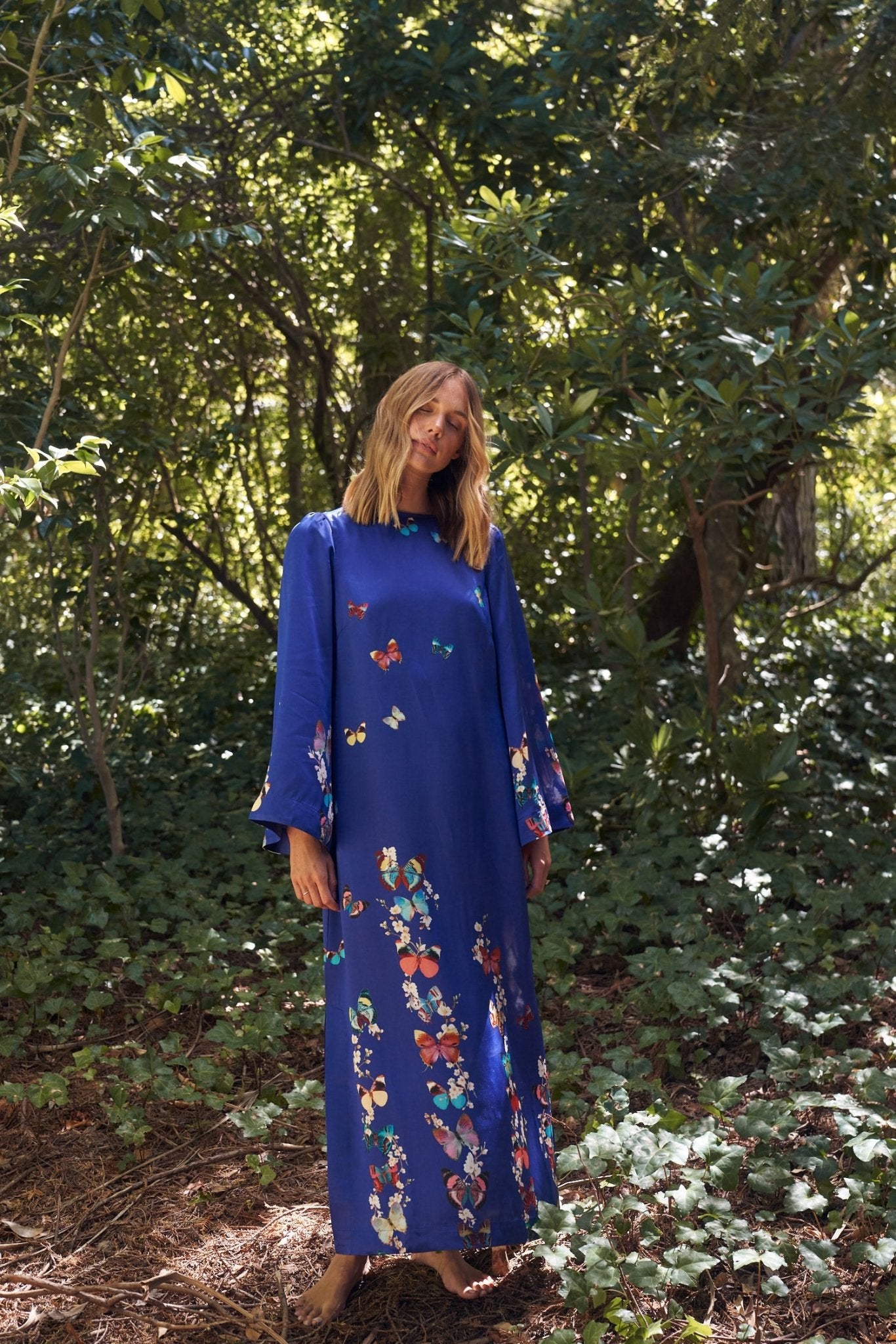 Heidi Dress in Neelam Papillon - SODA Fashion Haus
