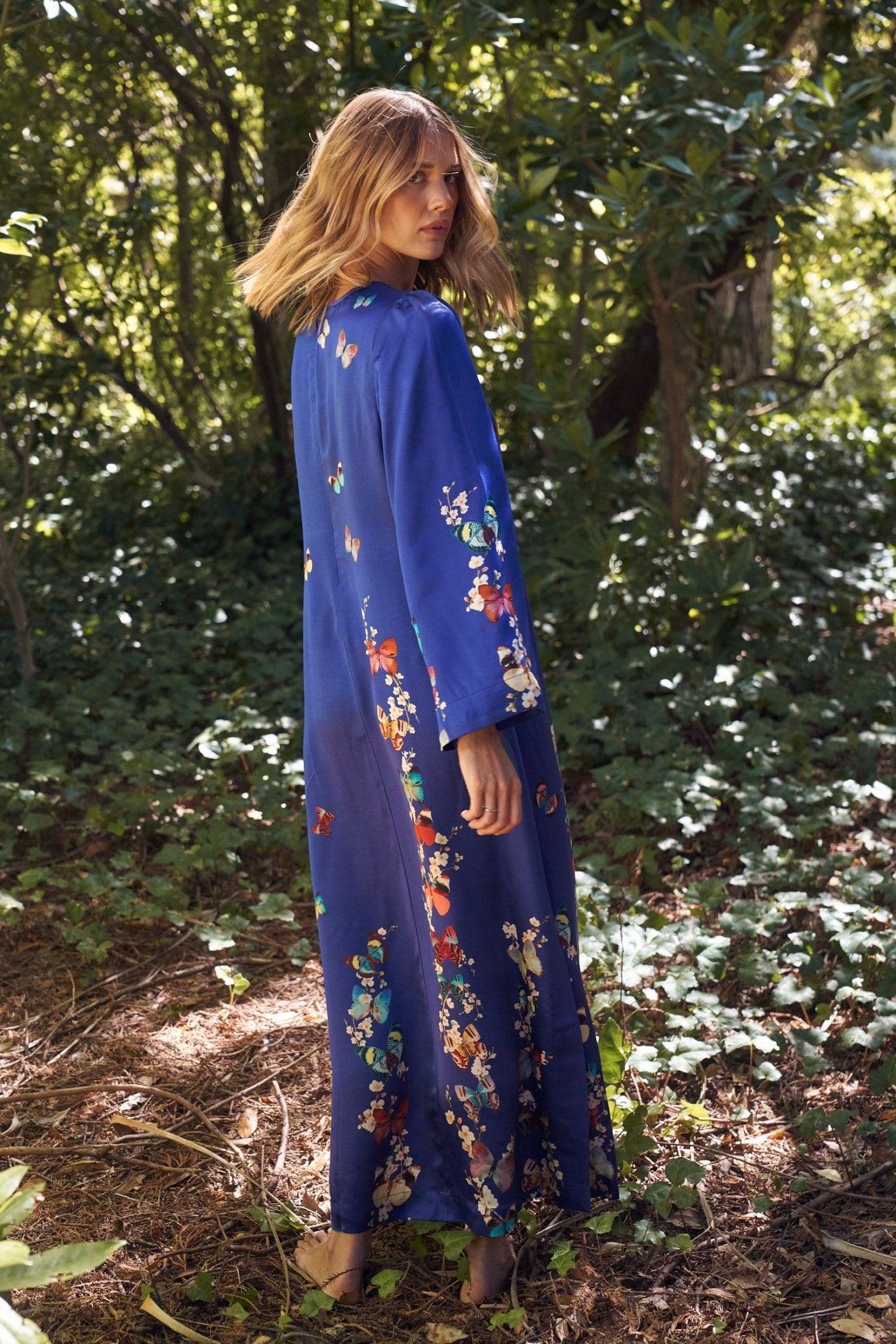 Heidi Dress in Neelam Papillon - SODA Fashion Haus