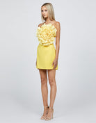 Helmaya One Shoulder Rosette Mini - SODA Fashion Haus