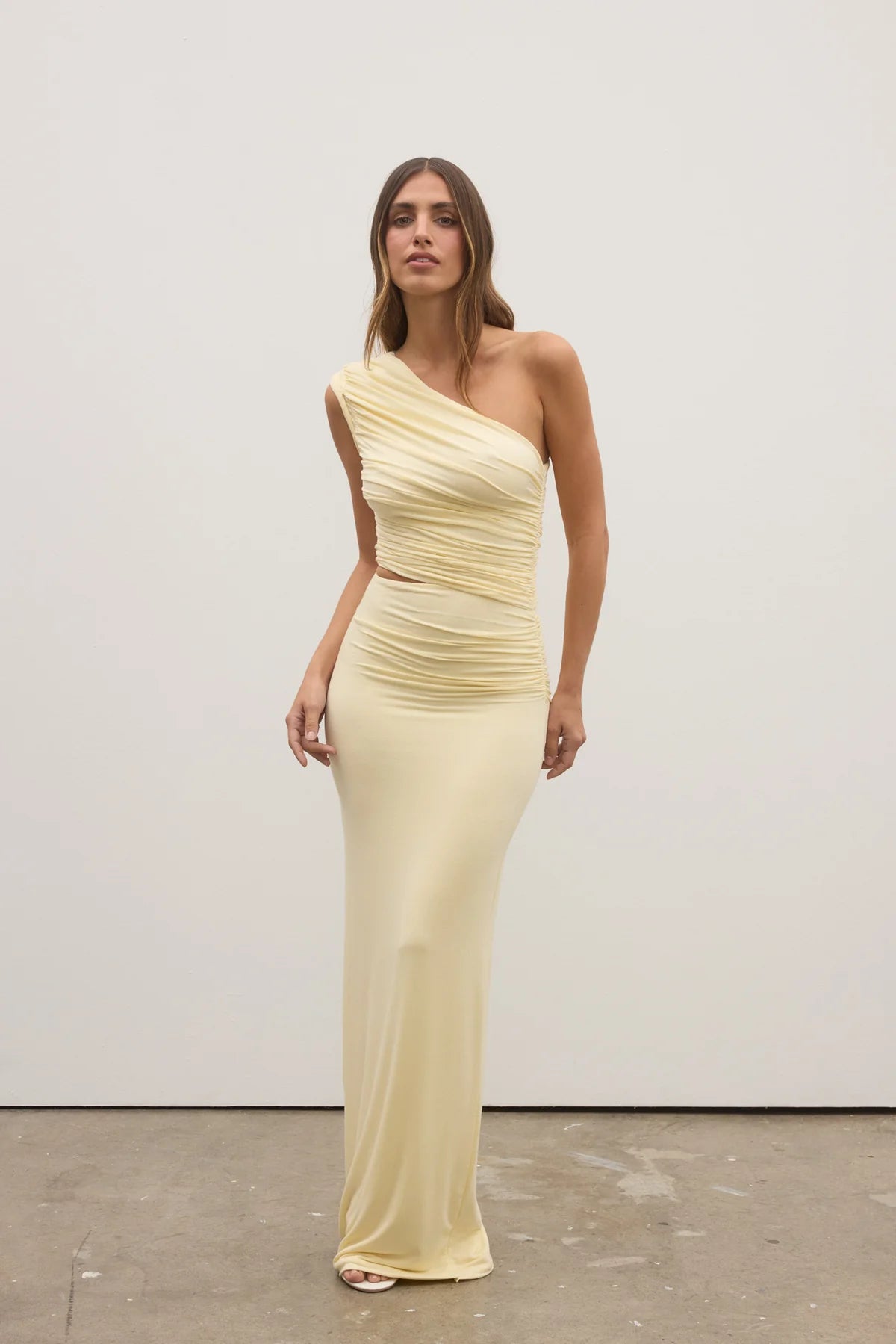 Ivy Maxi Dress - Lemon - SODA Fashion Haus