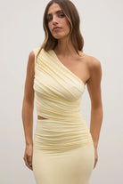 Ivy Maxi Dress - Lemon - SODA Fashion Haus