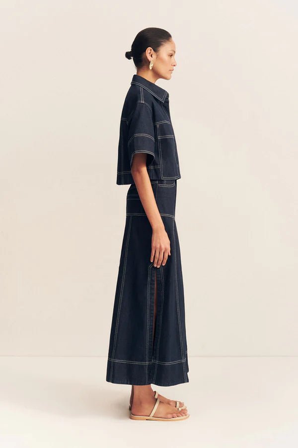 Jaques Cropped Short Sleeve Shirt - SODA Fashion Haus