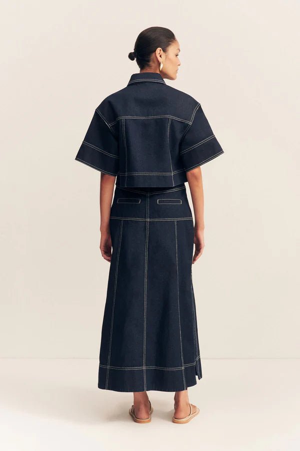Jaques Cropped Short Sleeve Shirt - SODA Fashion Haus