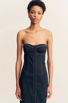 Jaques Strapless Midi Dress - SODA Fashion Haus