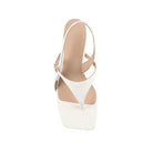 Jemima Sandal White Leather by SODA Fashion Haus - Australian designer | SODA Fashion Haus