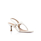 Jemima Sandal White Leather by SODA Fashion Haus - Australian designer | SODA Fashion Haus