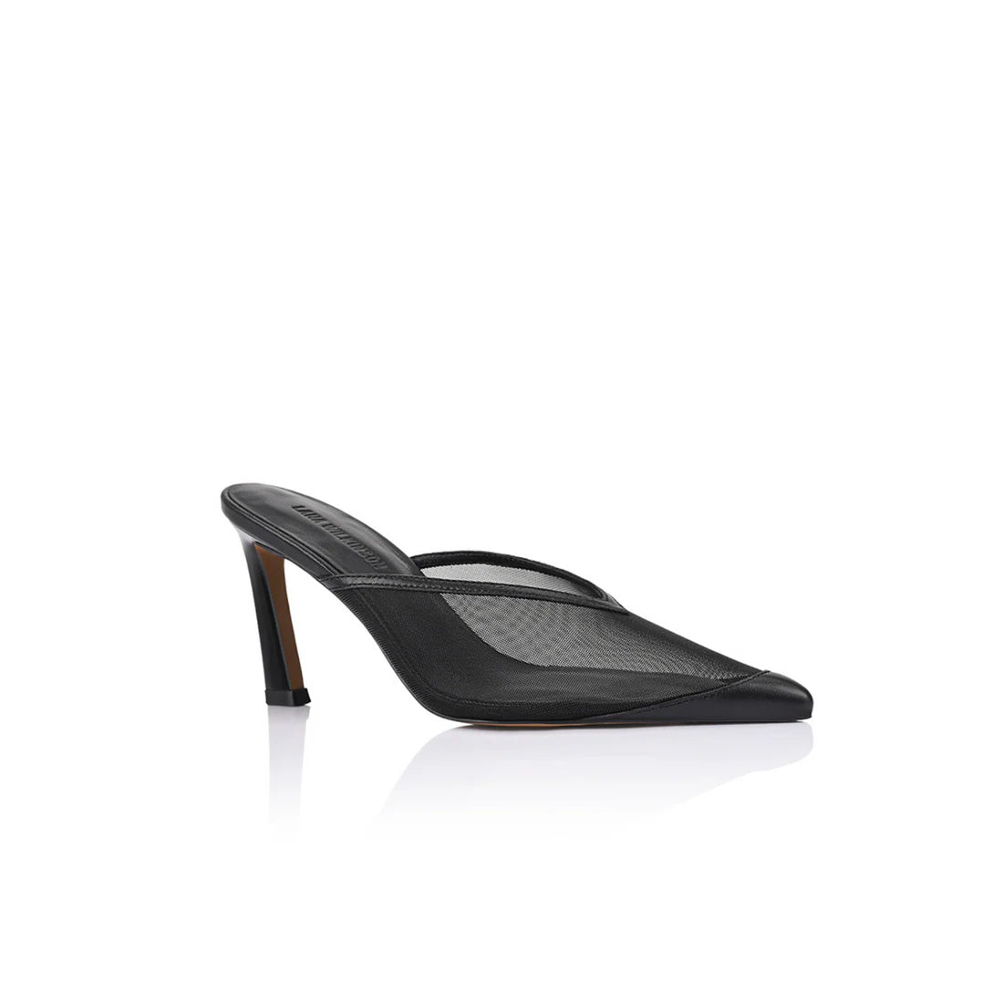 Jocelyn Mule Black Mesh & Leather - SODA Fashion Haus