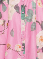 Katrina Butterfly Sleeve Midi Dress - Camelia Print - SODA Fashion Haus