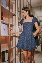 Keeley Puff Sleeve Mini Dress - SODA Fashion Haus