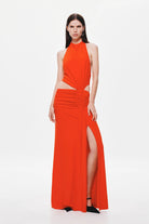 Kendall Dry Jersey Maxi Dress - Chilli Red - SODA Fashion Haus