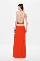 Kendall Dry Jersey Maxi Dress - Chilli Red - SODA Fashion Haus