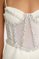 Kimberley Micro Mini Dress - Ivory - SODA Fashion Haus