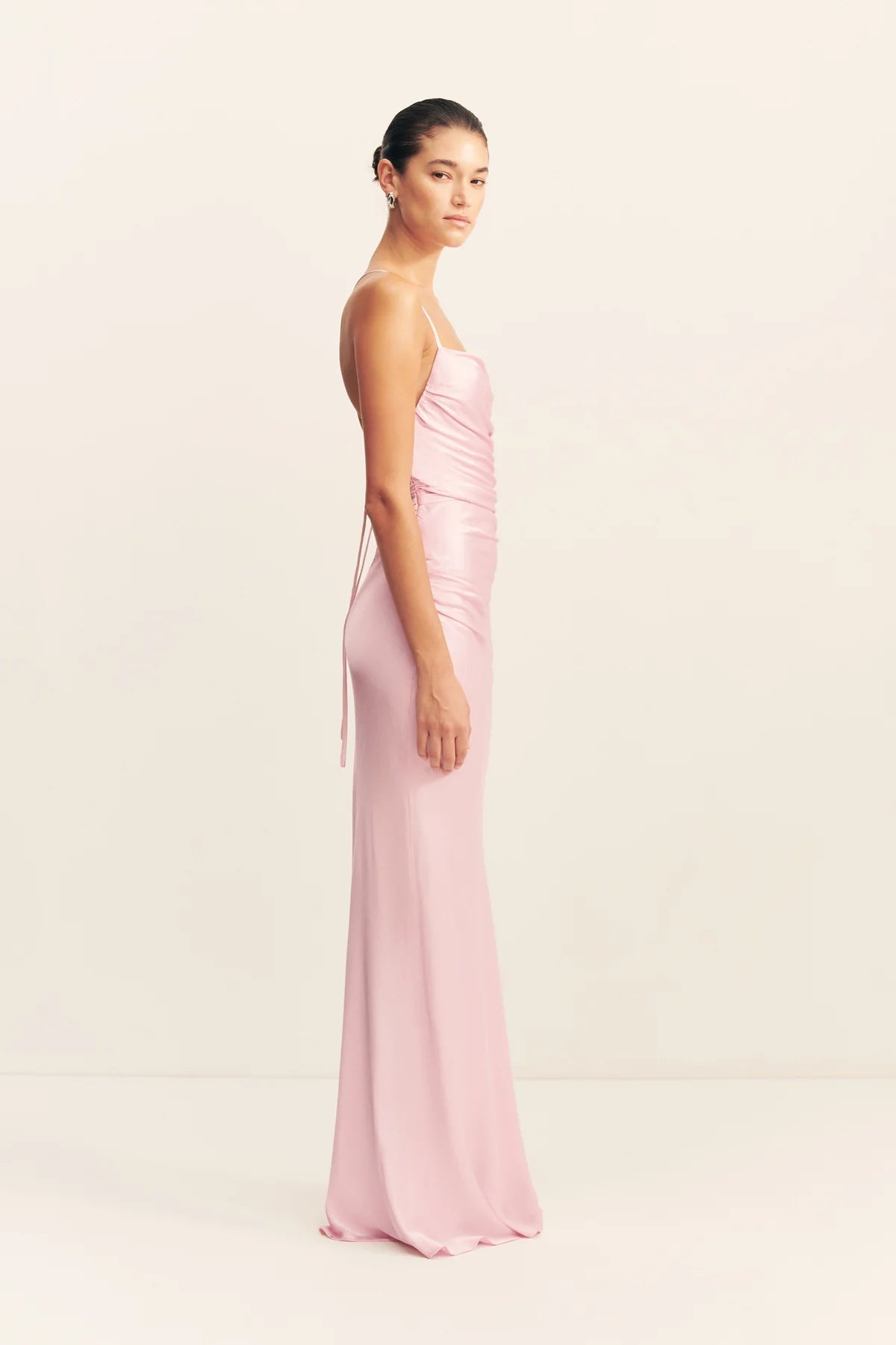 La lune lace back maxi dress - Blossom - SODA Fashion Haus