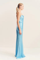 La Lune Lace Back Maxi Dress in Iceberg Blue by Shona Joy - Australian designer Dress | SODA Fashion Haus