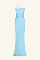 La Lune Lace Back Maxi Dress in Iceberg Blue by Shona Joy - Australian designer Dress | SODA Fashion Haus