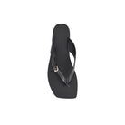 Lesley Flat Black (Leather) - SODA Fashion Haus