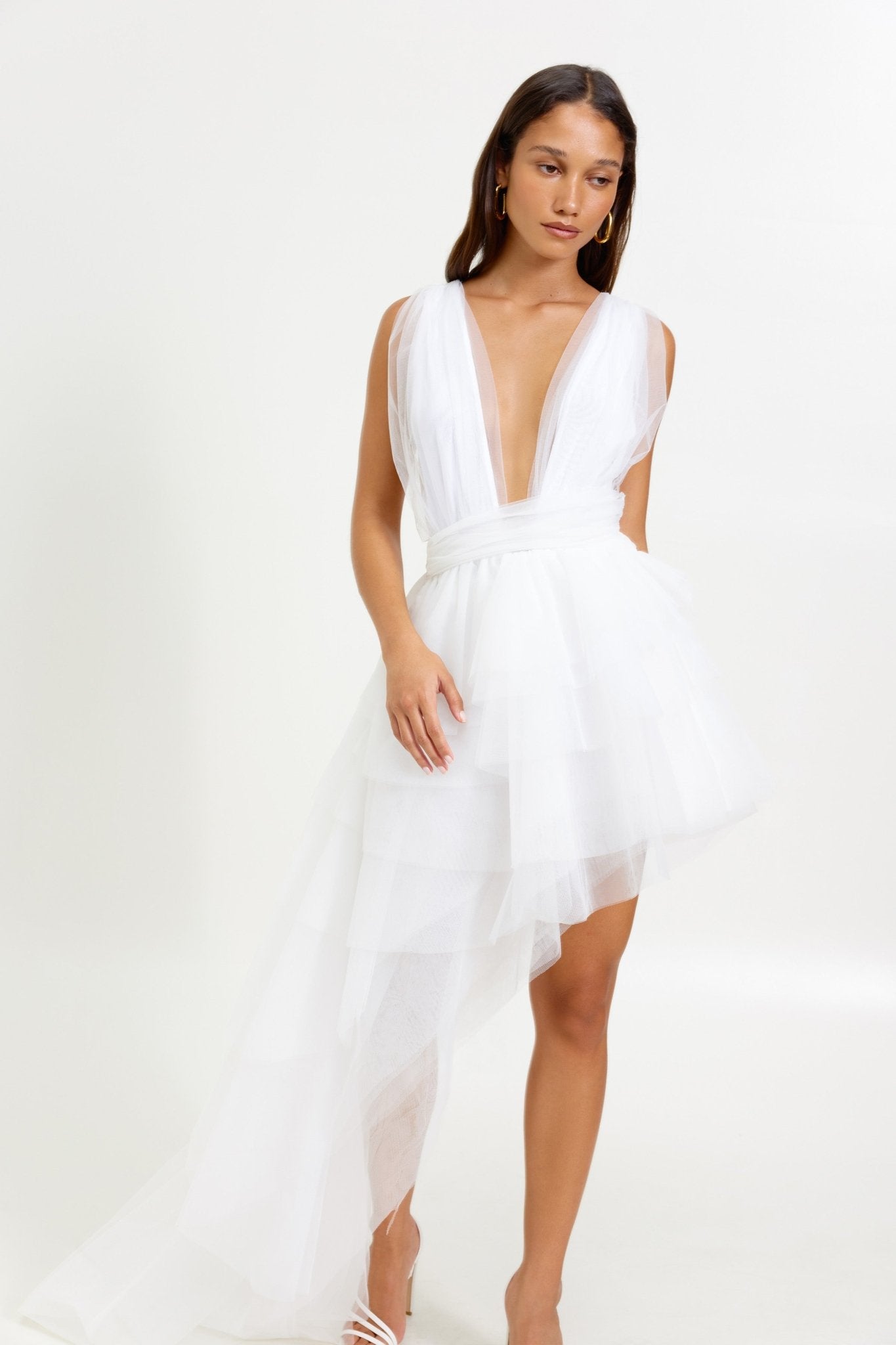 Lola Dress - White - SODA Fashion Haus