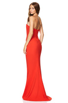Love Affair Gown (Tangerine) - SODA Fashion Haus
