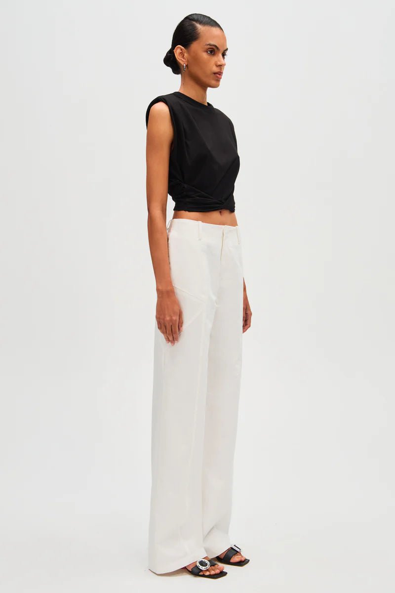 Lowri Crop Top (Black) - SODA Fashion Haus