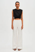 Lowri Crop Top (Black) - SODA Fashion Haus