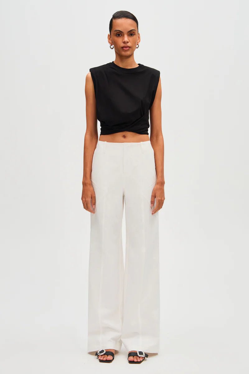 Lowri Crop Top (Black) - SODA Fashion Haus