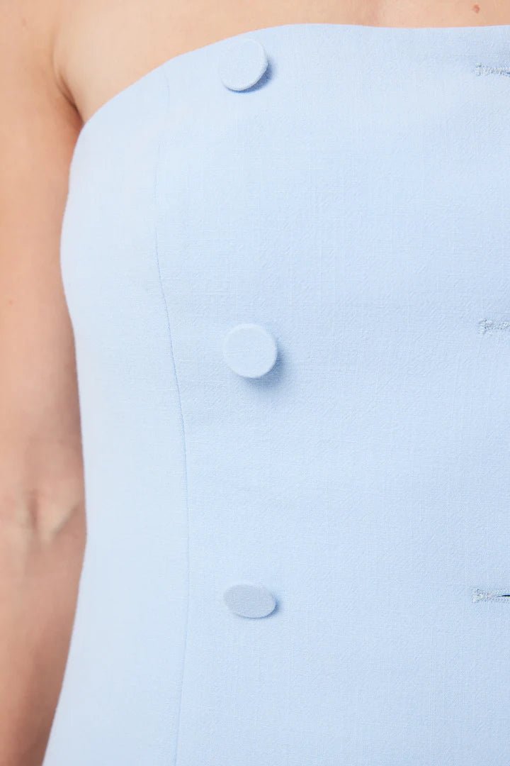 Lyrical Bustier (Ice Blue) - SODA Fashion Haus