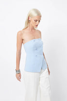 Lyrical Bustier (Ice Blue) - SODA Fashion Haus