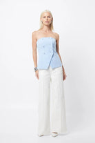 Lyrical Bustier (Ice Blue) - SODA Fashion Haus