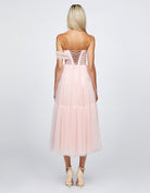 Marianne Tiered Tulle Midi Dress - SODA Fashion Haus