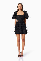 Maya Mini Black Dress - SODA Fashion Haus