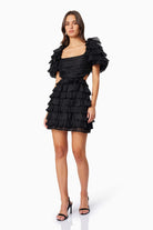 Maya Mini Black Dress - SODA Fashion Haus