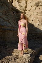 Maya Top in Icing Phalae by Aston Studio - Australian designer Top | SODA Fashion Haus
