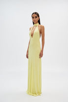 Maybel Jersey Dress - Lime Sorbet - SODA Fashion Haus