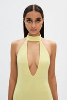 Maybel Jersey Dress - Lime Sorbet - SODA Fashion Haus