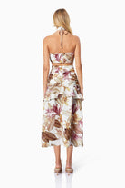 Meadow Floral Cocktail Dress In White - SODA Fashion Haus
