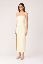 Midi Suit Dress - Lemon - SODA Fashion Haus