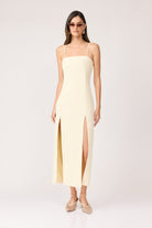 Midi Suit Dress - Lemon - SODA Fashion Haus