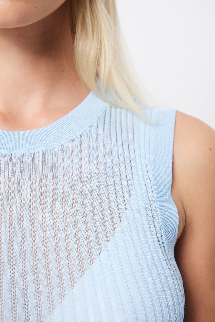 Minerve Tank (Ice Blue) - SODA Fashion Haus