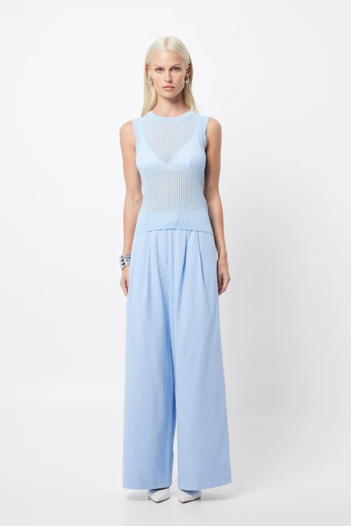 Minerve Tank (Ice Blue) - SODA Fashion Haus