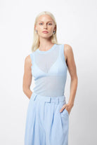 Minerve Tank (Ice Blue) - SODA Fashion Haus
