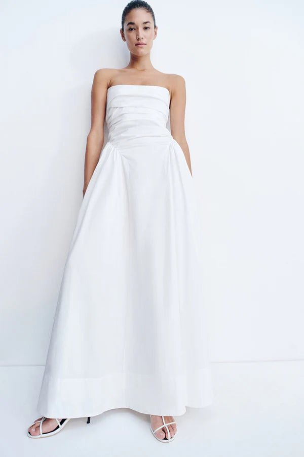 Morton Strapless Panelled Maxi Dress - SODA Fashion Haus