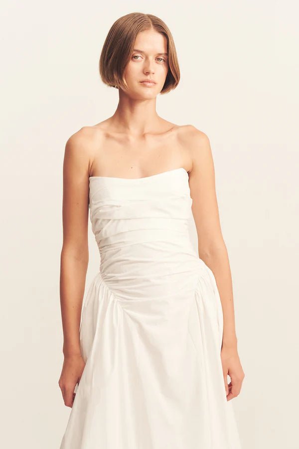Morton Strapless Panelled Maxi Dress - SODA Fashion Haus