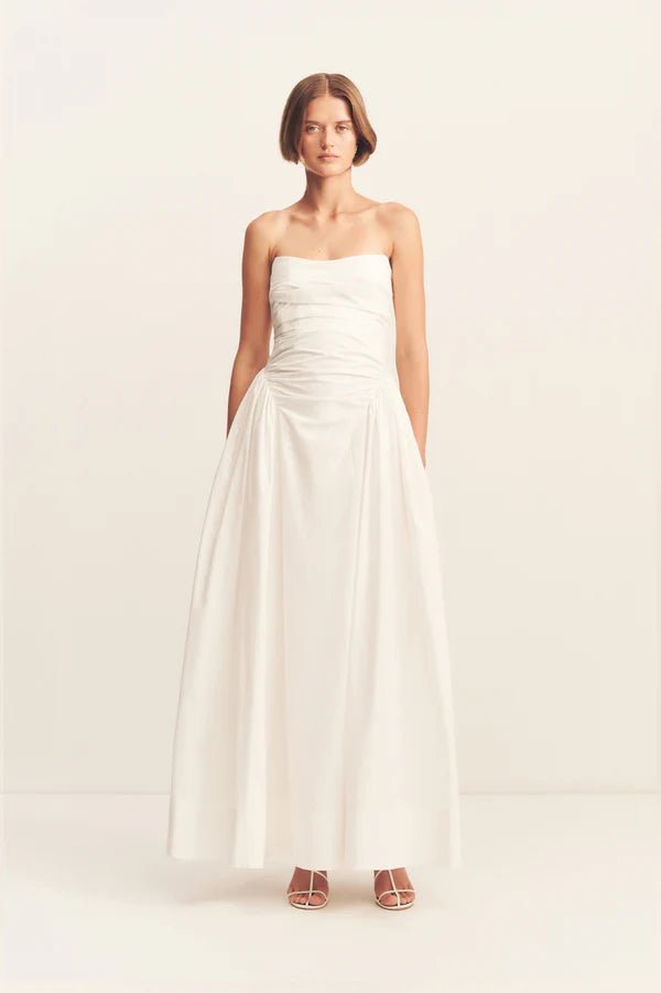 Morton Strapless Panelled Maxi Dress - SODA Fashion Haus