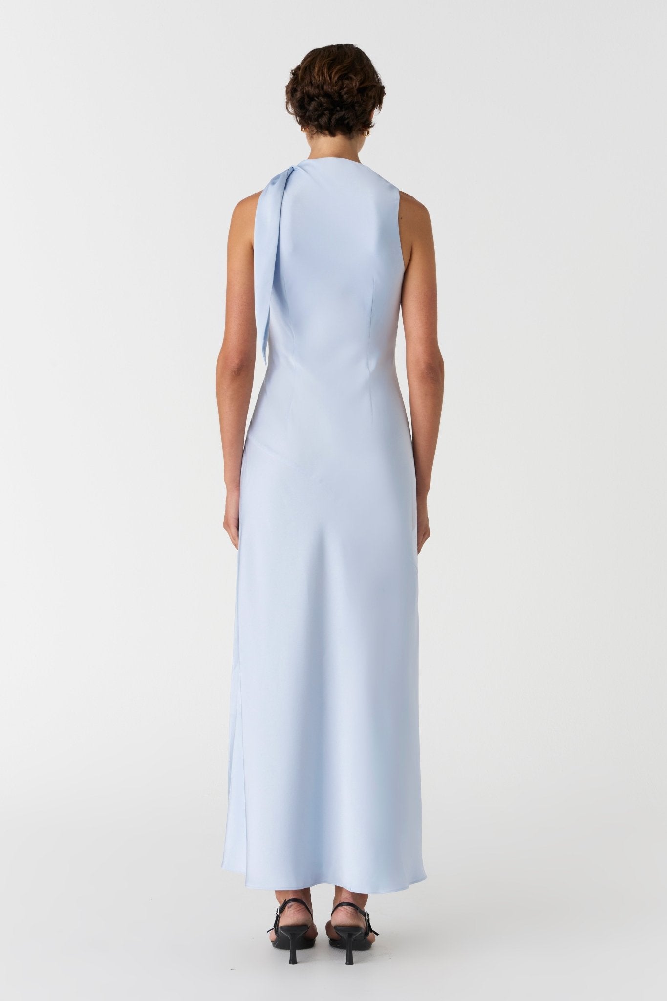 misha noelia satin maxi dress Misha Noelia Satin Maxi Dress
