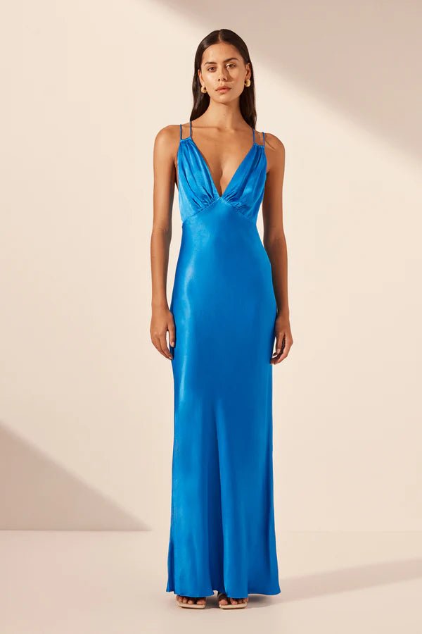 Nora Double Strap Maxi Dress - SODA Fashion Haus